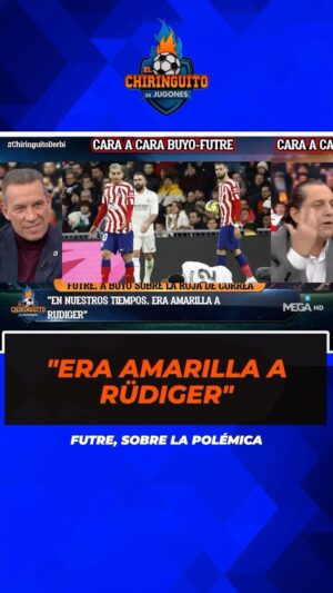 Paulo Futre Instagram - ¿Podría optar a los Premios Goya? 🎬 La gran verdad de la que no se habla 🎭 Defendiendo a nuestro #Atleti en el @elchiringuitotv 👊 #AupaAtleti #Teatro #ElChiringuito #AtleticoDeMadrid #Rudiger #Correa #RealMadrid #Derbi #DerbiMadrileño #SantiagoBernabeu