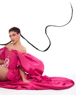 Paulo "Miss Fiercalicious" Fortes Instagram - 2 more weeks until the @canadasdragrace Canada Vs The World S2 premiere who’s excited!? 🌎🇨🇦

Photos: @thedragseries 
Photo assist: @thetravisedward 
Outfit: @charles___lu 
Hair: @omgeewigs 
Nails: @funeralfacenails 
Jewelry: @ampedaccessories