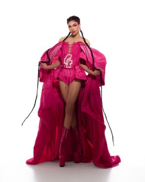 Paulo "Miss Fiercalicious" Fortes Instagram - 2 more weeks until the @canadasdragrace Canada Vs The World S2 premiere who’s excited!? 🌎🇨🇦

Photos: @thedragseries 
Photo assist: @thetravisedward 
Outfit: @charles___lu 
Hair: @omgeewigs 
Nails: @funeralfacenails 
Jewelry: @ampedaccessories