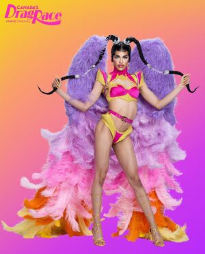Paulo "Miss Fiercalicious" Fortes Instagram - @canadasdragrace just got more FIERCE ✨ Are you #TeamFiercalicious !?

Canada’s Drag Race Season 3 is premiering July 14th on @cravecanada 😍

Outfit by @evanclayton
Wings by @redaggio
Hair by @omgeewigs 
Nails by @funeralfacenails
Jewelry by @ninaspade 
Photo by @asquaredphoto 

#canadasdragrace #canadasdragraceseason3 #dragrace #dragqueen