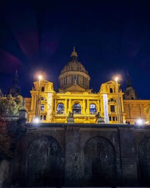 Pavel Callta Instagram - Včerejší výšlap ve 2:00 ráno na Castillo de Montjuic a potom Národní muzeum, v noci, bez lidí, skvělej zážitek 🪐👏🏼 #barcelona #nightwalk #lovethis #recuerdos