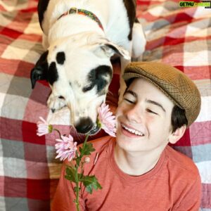 Paxton Booth Instagram - Happy Valentine’s Day from me and Ripley 🐾❤️