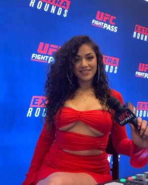 Pearl Gonzalez Instagram - It’s FIGHT WEEK.. #UFC303 is HERE!!

I’m so excited to be working with @ufcfightpass and celebrating all of the festivities this week💃🏻🙌🏼👊🏼

Can’t wait to dress up.. Which look is your favorite?? 🤪

If you’re in Vegas stop by and say hi! :)

#UFC #ufcfightpass #HOF #FanExpo #internationalfightweek #ufc303 #ppv