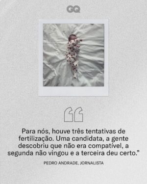 Pedro Andrade Instagram - A filha do jornalista Pedro Andrade (@pedroandradetv) nasceu em janeiro fruto de um processo de barriga solidária. Desde que Pedro e o marido, o empresário americano @benjaminthigpen, tomaram a decisão, foram nove meses só para definir quem doaria o material genético e a compra do óvulo - ele nunca pode vir de quem será a gestante. No #linknabio, reunimos histórias a respeito da prática, que chama atenção ao passo que gera dúvidas. 

#GQJunhoJulho