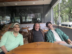 Pedro Damián Instagram - @soymauricioabad @zuri_sasson #condesa #desayuno #historias #amigos #sueños #cdmx