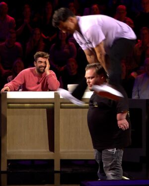 Pedro Elias Instagram - Dit is: De Slimste Mens ter Wereld, zonder context 😶‍🌫️ #dsmtw vanavond in de app van GoPlay en op Play4!