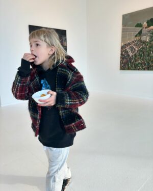 Pedro Elias Instagram - Voorlaatste dag Eline Rausenberger @gallerysofievandevelde