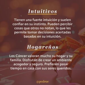 Pedro Engel Instagram - ¿Te sientes representad@? ¿Son así l@s cáncer que conoces? ♋️ Aquí les dejo 5 características clásicas de mis amigos cangrejitos.