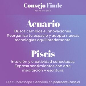 Pedro Engel Instagram - Un consejo para cada signo 💜 que tengan un lindo fin de semana gente querida 🙏✨