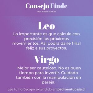 Pedro Engel Instagram - Mi consejito para el finde 💜