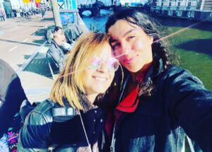 Peggy Stathakopoulou Instagram - Στα ταξίδια μας💕 Κορούλα μου Αγάπη της ζωής μου💕