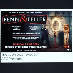 Penn Jillette Instagram - Just a little over a week until we start our 2023 #uktour !
 
A few tickets still remain and we will be doing special ticketed VIP meet and greets after the shows in London. 

Link for tickets in bio.

#wolverhampton #manchester #birminghamuk🇬🇧 #london