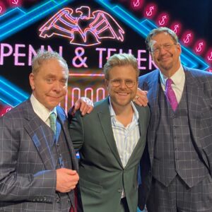 Penn Jillette Instagram - Our buddy @adamconover has a fun series #TheGWord on #netflix and we are on the new season …now streaming.