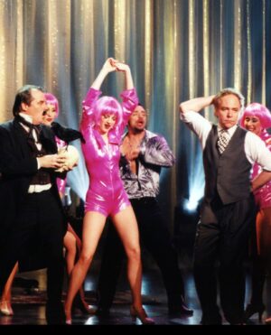 Penn Jillette Instagram - While we can’t wait for the new season of @ptfoolus , it was 24 years ago this week that #sincityspectacular debuted as the first original series on @fxnetworks . What a fun and joyous show with great guests like @officialcharo #rodneydangerfield @davidalangrier @seanhayes and #michaelmckean
.
.
.
#varietyshow #magic #comedy #1998 #vegas #lasvegas