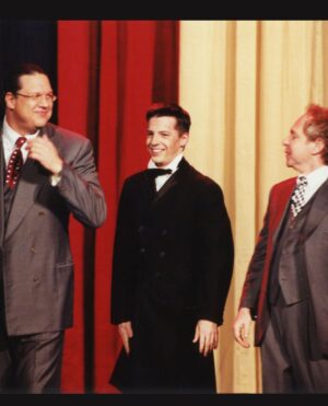 Penn Jillette Instagram - While we can’t wait for the new season of @ptfoolus , it was 24 years ago this week that #sincityspectacular debuted as the first original series on @fxnetworks . What a fun and joyous show with great guests like @officialcharo #rodneydangerfield @davidalangrier @seanhayes and #michaelmckean
.
.
.
#varietyshow #magic #comedy #1998 #vegas #lasvegas