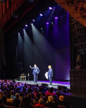 Penn Jillette Instagram - A night to remember with Penn & Teller 🪄

📷: Steven Nunez / MSGE