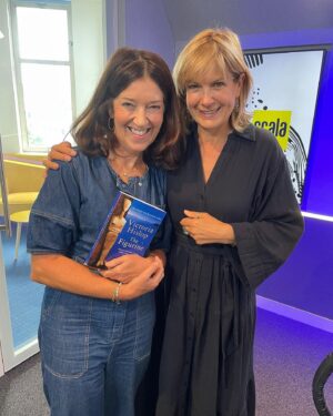 Penny Smith Instagram - Forgot to mention that Victoria Hislop was on the @scalaradiouk book club today talking about her latest novel, The Figurine. Check it out on the Scala Radio App or the website