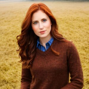 Perri Lauren Instagram - This AI photo of me makes me look like Princess Kate outside a castle somewhere in Scotland and im here for it.

 Do you think you can tell when a photo is AI?