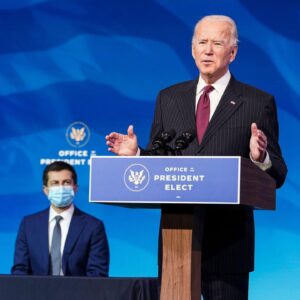 Pete Buttigieg Instagram - The American people have given President-elect @JoeBiden a mandate to build back better. And step one in building back better, literally, is to build.
