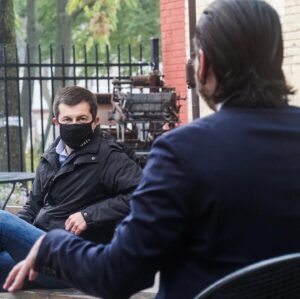 Pete Buttigieg Instagram - Campaigning looks different this year, but Democrats are finding ways to do it so it's safe and we’re still getting our message out to voters.