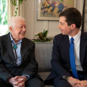 Pete Buttigieg Instagram - Wishing a very happy birthday to President Carter! His humility, resilience, and passion for service remind us what leadership, at its best, looks like.
