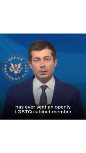 Pete Buttigieg Instagram - Knowing this is the first time an American president has ever sent an openly LGBTQ cabinet appointee to the Senate for confirmation.