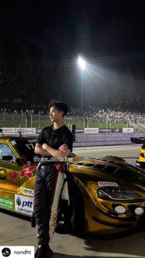 Pete Thongchua Instagram - 🇹🇭✨⚡️ @rotor_thongchua w/ @amc_motorsports @superrace rd.5 Summer night race 14/7/24 @pttlubricants_motorsport #AIRASIAX @flyairasia.th #pttlubricants #schaeffler #whywerace #rotor17 #rzracing #wearethai #thairacer