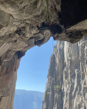 Pete Whittaker Instagram - Soloing big walls is a pretty skillful task. Amongst many other things it takes hard work, patience, commitment and most importantly an understanding of your own ability.
Myself and Mari have climbed a number of different walls in varying styles and conditions, from aiding the whole of El Cap, to free climbing up tottering piles of choss like Troll Wall.
However, I'm really impressed with @mariaugustahs solo of Mt Watkins this week. It's such a different task doing these things alone. Amazing effort 🎉

P.s. I had a relaxing time pottering around yosemite.
1. Mari on West Face 
2. Base of Mt Watkins
3. Feeling at home at Gogarth🫣...I mean Yosemite
4. A nice finger crack 
5. This was an amazing climb
6. Mari at home among the bushy ground
7. Like I said
