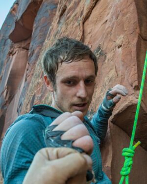 Pete Whittaker Instagram - I've climbed a lot of offwidths and I've never felt like I could actually pass out or be sick after a hard effort. I mean I've tried hard and it's been bad...but never this bad.
Climbing The Cleaver a few weeks back i went wayyyy over maximum. After I passed the crux lip turn I was hazing in and out vision and could barely do the few simple moves to the anchor. Proper over the red line and beyond moment! 😅
i enjoyed it.

Great that @andrew_burr could capture it (plus my obscure body position in this picture 🤷‍♂️)
I bet that was both entertaining and harrowing to watch from above 😂
P.s. Burr sorry I still have your sling, I'll make sure you get it back before leaving 🤙

📸 FA Flash of The Cleaver 5.13b, @andrew_burr

👏 Big thanks must go to @evanwisheropp for sharing this project with myself @tompaulrandall @mariaugustahs @tradprincess 

🎥 I filmed the other guys on it so look out for it over on @wide_boyz soon