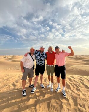 Peter Dale Instagram - Golf Life does the Desert 👊🏻
What a day in Abu Dhabi. Unreal experience. Buzzing. 
Thank you @golftravelcentre @chakatravel
@desertadventurestourism