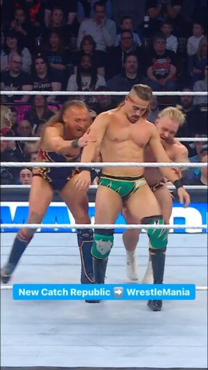 Peter England Instagram - See you at #WrestleMania @byler_tate and @petedunneyxb! #SmackDown