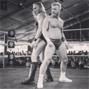Peter England Instagram - I need a second at No Mercy Saturday. Noam Dar is gonna have all of meta-four out there so I’ve asked an old mate to watch my back. Someone who knows Noam and Heritage Cup rules pretty well.

BSS one night only

Probably