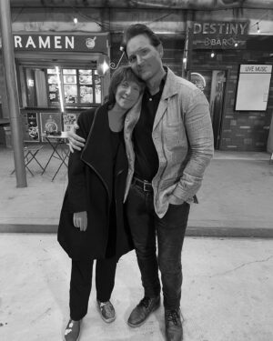 Peter Facinelli Instagram - So blessed to be working with this incredibly talented woman and beautiful soul. #AmandaPlummer #PulpFiction #honeybunny