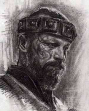 Peter Franzén Instagram - This Tuesday’s @historyvikings #art & #people @martamf.art . 
Original photo by @alexhoeghandersen