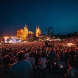 Peter Maffay Instagram - Heiß, heißer, Erfurt.
Wir lieben es, in Stadien zu spielen … in Parks, in Hallen und Arenen … Aber Euch am Domplatz, mitten in der wunderschönen Altstadt von Erfurt begrüßen zu können, das ist schon etwas ganz Besonderes!
Wer für gestern kein Ticket mehr bekommen hatte, konnte sogar vom Biergarten nebenan oder von der Treppe des Doms aus lauschen, so nah war alles und so heimelig. Einfach ein wunderschönes, überdimensionales Wohnzimmerkonzert – ohne Klimaanlage. Aber wir hatten uns Sonne gewünscht, und die haben wir auch bekommen. Wie lautet der Anfang eines Songs, der gestern auch auf unserer Setlist stand? „Diese Hitze tut so gut …“

Wir waren so gerne bei Euch. Und eins ist sicher: irgendwann sehen wir uns wieder!
#weloverocknroll

Credits: @snaparterfurt , @yvonnegolds, @rike_raeubertochter