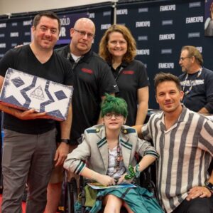 Peter Mayhew Instagram - This past weekend at @FanExpoDallas we had a very unique opportunity to spoil someone.  As we raise money for families impacted by crisis and disease it’s easy to forget the simple value of creating experiences for these families above and beyond battling the medical bills.  We are blessed with so many great friends that were at Fan Expo and helped make this experience memorable for Alyssa.

If you haven’t been following Alyssa’s story - back in February Alyssa (13) was hit by a car while walking down the sidewalk - she was then hit by a second car and both drivers fled the scene.  Alyssa was hanging on by a thread but somehow she pulled through and she’s now at a 24/7 rehab facility after being in a coma for three weeks.  The Fisher family was able to check Alyssa out of the facility Saturday so we could give her the full Fan Expo experience!

Huge thank you to @GuyGilchrist for sitting with Alyssa to draw her that beautiful Kermit art.  Thank you to @BrecBassinger for the time talking to Alyssa and taking photos.  Thank you to @Ravassa for the BOOP and all the goofy photos.  Thank you to @CliffordChapin - she was so excited to meet you.

Extra special huge thanks to @AshleyEckstein @jatactor and @mattlanter for all the help boosting our fundraiser between @icccnashville and here in Dallas, you guys are such amazing friends to the Foundation we can’t thank you and the @CelebWorx crew enough!

Huge shout out to the entire @WhatNot crew at Fan Expo for hosting the auction of Peter’s final autograph from Star Wars Celebration in 2019.  Helped us double our fundraising for this show - huge!

Last and most plentiful is our thanks to Star Garrison of @official501st and all the Star Wars Clubs that helped us raise $6,337 for the Foundation to help more kids like Alyssa.  As Peter said, “Wherever you find someone from the Five Hundred First you’ve found a friend!”