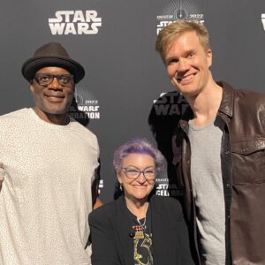 Peter Mayhew Instagram - Join us in wishing the happiest of birthdays to Angie Mayhew, our Executive Director.  If you’ve met Angie you know there is no one kinder, funnier or more generous than she is.  Peter and Angie Mayhew founded the Mayhew Foundation ten years ago giving their own money to children battling horrible illnesses and their families.  Since then, under Angie’s leadership, the Mayhew Foundation has been able to help children all over the world - we’re literally writing this while driving to a children’s hospital to hand out Star Wars toys with the 501st.  Angie changes lives, she has changed ours for the better, and we hope you’ll join us in wishing the Mother of Wookiees the happiest of birthdays today.