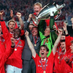 Peter Schmeichel Instagram - That night in Barcelona 21 years ago 😍🏆 #mufc #throwback