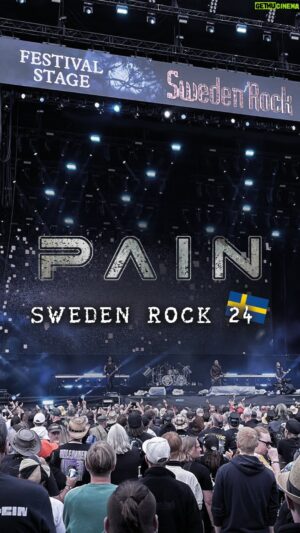 Peter Tägtgren Instagram - Sweden Rock 24 is definitely one to remember!🔥
We had a great time premiering some new songs, and we already can’t wait to play them again! 

Until next time, Sweden!🇸🇪 

Videos by @annyakina 🎥

#IAMPAIN #PAINband #SwedenRock #Festival #SummerFestival #IndustrialMetal #Explore