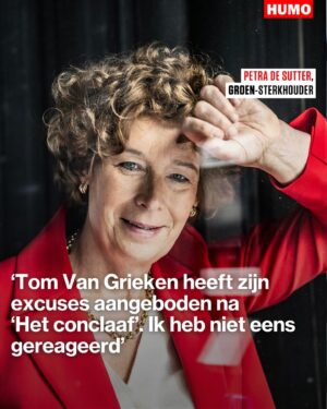 Petra De Sutter Instagram - @pdsutter herademt na een intensieve campagne waarin ze zelf een onderwerp werd én @groen.be bijna eigenhandig boven de kiesdrempel wist te houden.

In ‘Het conclaaf’ leerde Vlaanderen haar kennen als een vredesduif in een kooi vol geagiteerde haantjes. Haar partij kreeg rake klappen, maar de groene vicepremier haalde meer voorkeurstemmen dan Alexander De Croo. ‘Ik ben strijdvaardiger en kwader dan ooit.’

Lees meer via de link in bio.

#tomvangrieken #petradesutter
