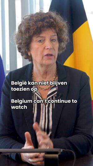 Petra De Sutter Instagram - België kan niet blijven toezien op wat er gebeurt in Gaza. Het lijkt steeds meer op genocide.  
  
En daarom wil ik dat ook ons land, net als Zuid-Afrika, naar het Internationaal Gerechtshof stapt. Dat leg ik binnen de regering op tafel. 

Mensenrechten zijn er voor iedereen. #begov

—
Belgium cannot stand by and watch the immense human suffering in Gaza. We must act against the threat of genocide.

I want Belgium to take action at the International Court of Justice, following the lead of South Africa.

I will propose this within the Belgian government.