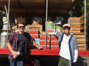 Peyton Clark Instagram - Happy birthday, @coreyfogelmanis! Thanks for helping me bring in the harvest.