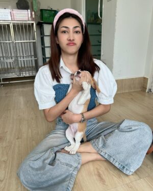 Pheeraya Phuangsombut Instagram - มีใครอยากได้เจ้าดื้อไปเลี้ยงมั้ยคับ #บีเกิ้ล พลังล้นเหลือสุดๆ 🐶🦴