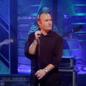 Phil Collins Instagram - #OnThisDay in 1990, “I Wish It Would Rain Down” was released as the second single from “…But Seriously” ☔️

The studio version of the song features @ericclapton on lead guitar, but in this Top Of The Pops performance from the same year, Phil is joined on stage by @darylstuermer