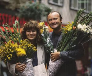 Phil Collins Instagram - Phil with Julie Walters on the set of “Buster” 💐

#tbt 

📸 Georges De Keerle