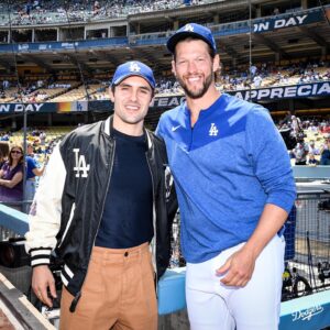 Phil Dunster Instagram - Why be a lion or a panda when you can be Jamie Tartt? Welcome to Dodger Stadium, @phildunster!