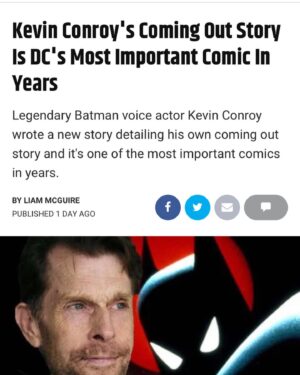 Phil LaMarr Instagram - The only thing better than a great Batman story is a great story by/about MY Batman, Kevin Conroy in DC PRIDE! #pridemonth #DCHero