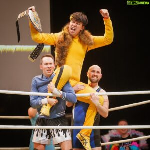 Phil Wang Instagram - Going through a table might be the proudest moment of my life. @thewrestliiing was sensational. Big up @maxandivan, @berksnest and @jfllondon 

And thank you @princeofmumbai3 for being such a generous and kind mortal enemy 

Condolences to @josierones. Will keep the belt warm

#KillWang 👲🏻🤼‍♂️🏟️

📸: ImagePlotter 📹: @capturedbycorinne