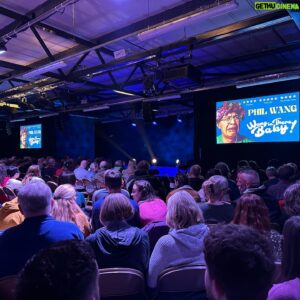 Phil Wang Instagram - Spring leg of Wang in There, Baby done! Thanks to everyone who came. Every show a privilege and delight. Big up my superb support acts @pierrenovellie and @fatiha.elghorri. And my adoring gratitude to @pbrownllan who managed the *heck* out of the whole thing. And of course @avaloncomedy for getting everything together behind the scenes.

I’m back on tour in the autumn, when we’ll all have heard ‘Padam Padam’ 3,546,000 times. Some new places, some triumphant returns. Check out my website to see if I’m coming at you 
🍂🎙️👲🏻