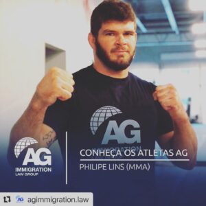 Philipe Lins Instagram - Venha fazer parte você também!!! 

#Repost @agimmigration.law 
・・・
A AG orgulha-se em patrocinar o peso-pesado Philipe “Monstro” Lins, um dos grandes lutadores brasileiros da história do MMA.
 
Nascido em Natal-Rio Grande do Norte, Philipe fez sua estreia no MMA com apenas 18 anos, e ao longo de sua vitoriosa carreira vem participando das mais importantes competições do planeta, incluindo o Bellator MMA e a Professional Fighters League, onde sagrou-se campeão mundial, em 2018. Desde 2020, Philipe é atleta do UFC. Ao todo, ele já realizou 19 lutas, com 14 vitórias
 
Na AG, entendemos que o investimento em atletas é fundamental, e seus resultados ajudam não somente o futuro dos esportes, mas da própria sociedade. Por isso, apoiamos atletas brasileiros como Philipe Lins em seus processos de green card e imigração para que possam progredir em suas carreiras nos Estados Unidos.
 
Se você é atleta profissional e deseja morar e trabalhar legalmente nos EUA através da sua carreira, o departamento jurídico da AG realiza uma análise gratuita de suas qualificações e possibilidades de green card. Saiba mais e faça sua avaliação gratuita clicando no link que está aqui na bio.

#imigração #imigrante #eua #agimmigration #success #motivation #greencard #immigrationlaw #workandtravel #investimento #visto